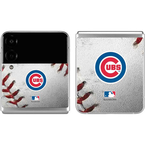 MLB Chicago Cubs Game Ball Galaxy Z Flip4 5G Skin